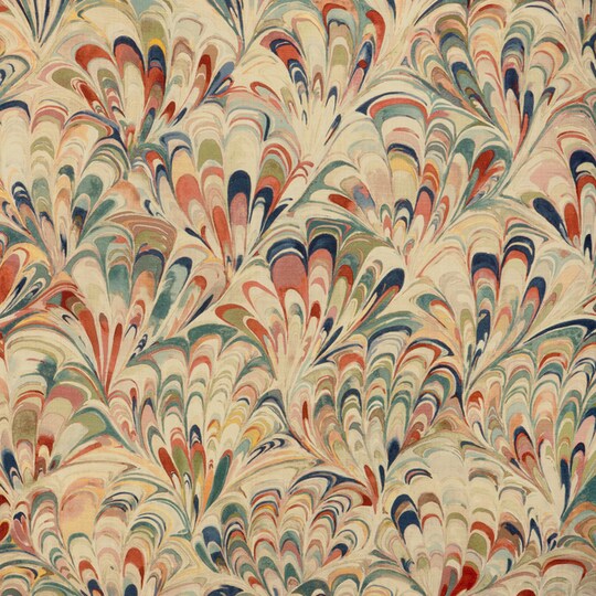 1 Yard High Durability Abstract Linen Print Fabric for Multipurpose and Décor